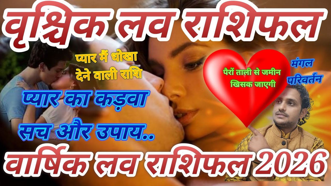  वृश्चिक लव राशिफल वार्षिक 2026 // वृश्चिक राशिफल 2026 प्रेम प्यार ना कांटेक्ट करंट ब्रेकअप 🙅‍♂️