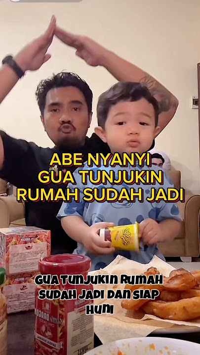 ABE AND PAPI SING 'I'LL SHOW YOU THE HOUSE IS ALREADY BUILT' 😭 SO FUNNY #abangucu #abecekut #abev...