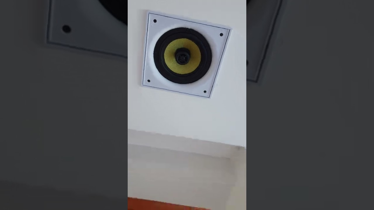 Arandela de som de embutir 80W Frahm.