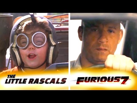 Little Rascals as Furious 7 - Trailer Mix (Side by Side Comparison)