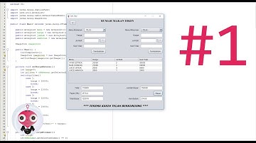 Aplikasi Kasir menggunakan Array Berbasis Dekstop #1 - Java Swing (NetBeans)