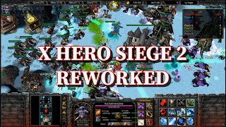 X HERO SIEGE [2] REWORKED | LICH - SOLO | Warcraft III - Warcraft 3 Reforged