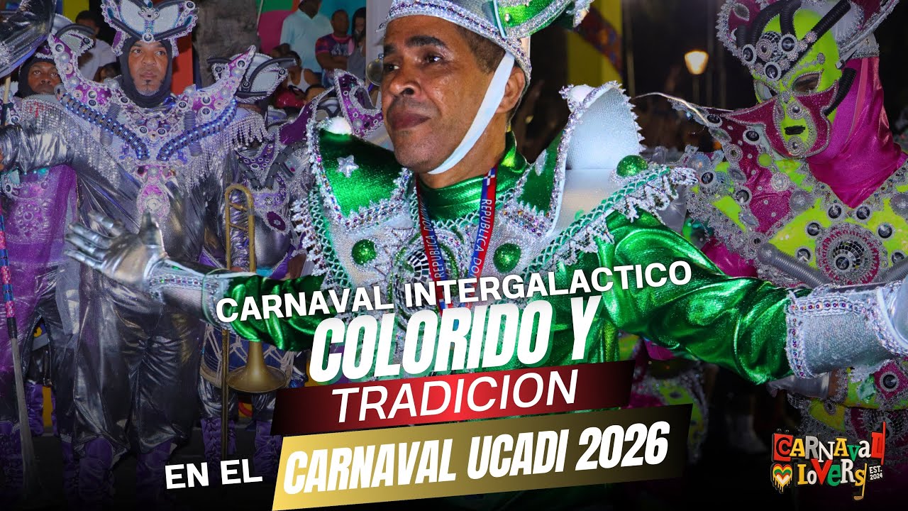 PARTICIPACION COMPLETA de la comparsa COLORIDO Y TRADICION en el carnaval del DISTRITO NACIONAL 2026
