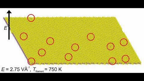 SET process of MoS2 memristor with 12 vacancies