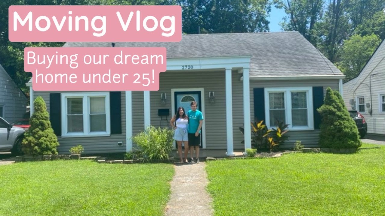 Buying Our First Home Under 25! Moving Vlog and Empty House Tour. YouTube