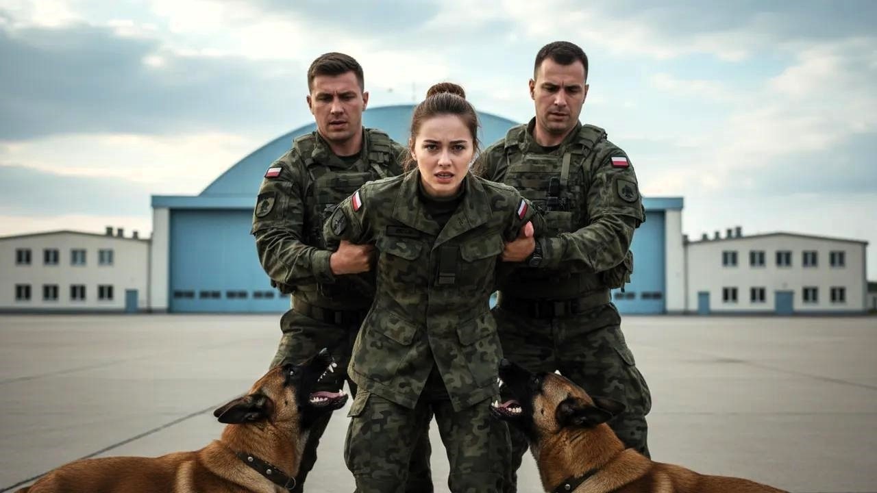 Rozszarpcie Ją Rzucili Ją Pod Psy K9 — Operator JW GROM Spokojnie Je Opanował Sam