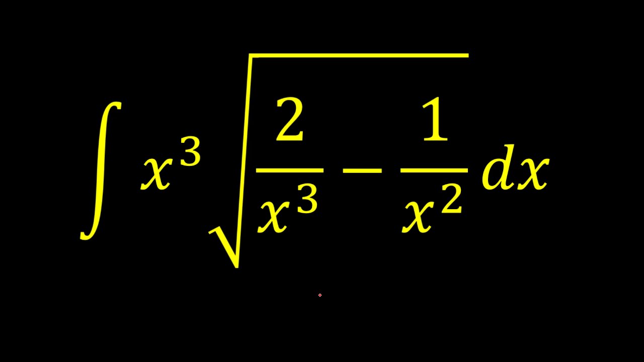 Integration by Trigonometric Substitution التكامل بالتعويض المثلثي