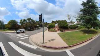 Driving down North Edgemont Street in LA
