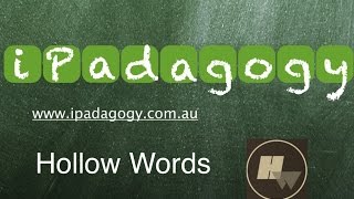 iPadagogy - App Review - Hollow Words Video Tutorial