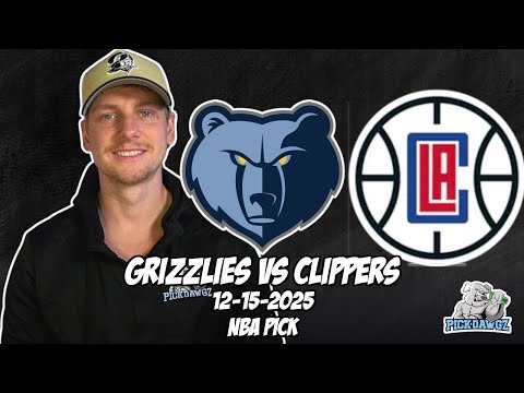 Memphis Grizzlies Vs Los Angeles Clippers 12 15 25 NBA Free Picks Prediction NBA Tips 