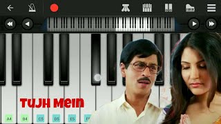 Tujh Mein Rab Dikhta Hai | Easy Piano Tutorial | Perfect Piano | Shah Rukh Khan
