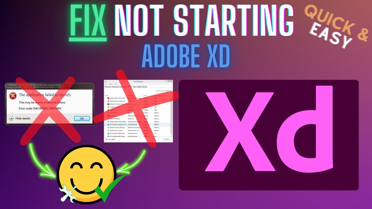 Adobe XD Not Starting? Launch Fix Tutorial for Windows & macOS