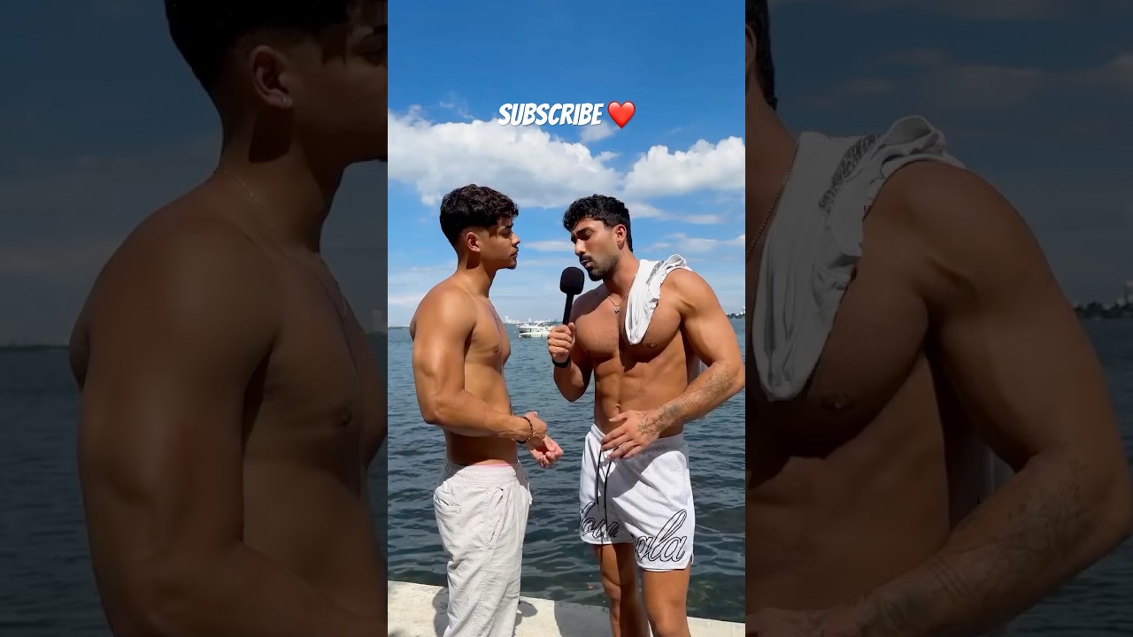 Interviewing hot men