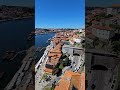 View of Porto and Douro River from Luis I Bridge #shorts #bridge #portugal port