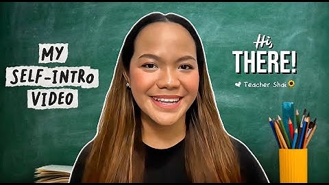 My Self-Introduction Video for ESL Teaching | ESL Introduction Video | Teacher Shai 🌻