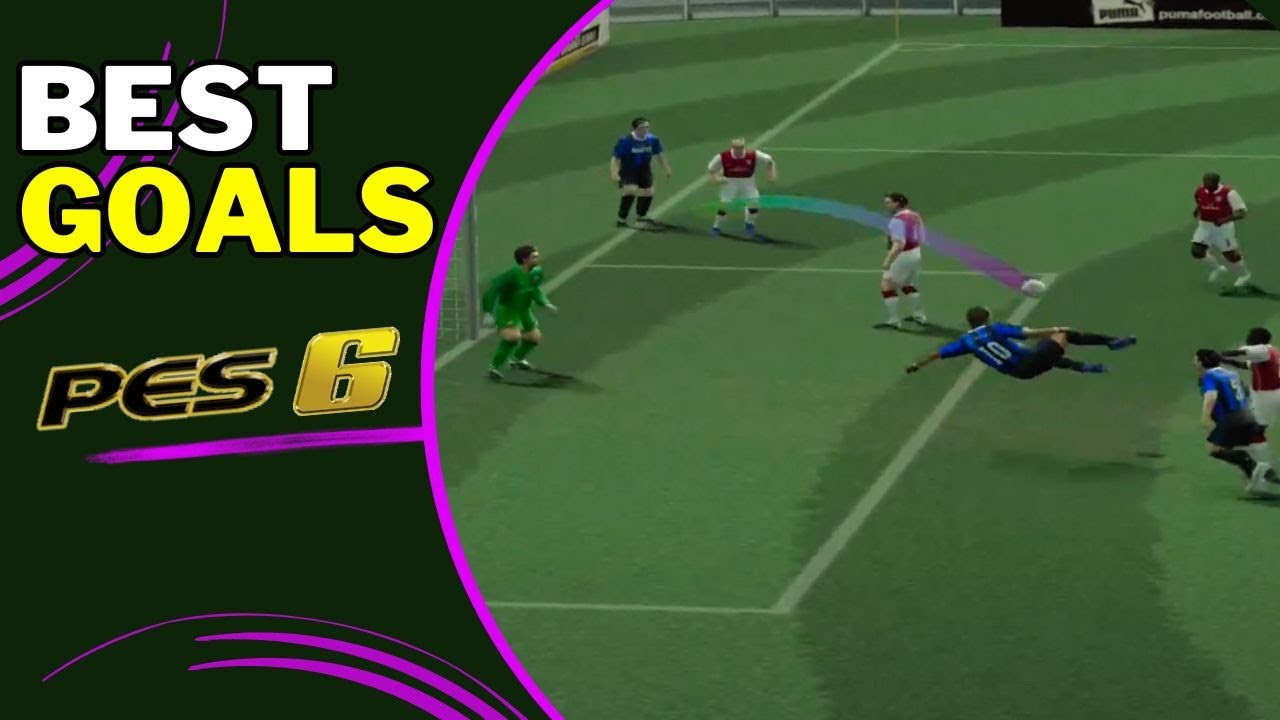 Best goals compilation PES 6 | PS2 | PS 2 | 2007 - YouTube
