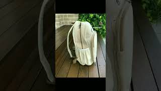 PRICE ₹900 / FREE SHIPPING ALL OVER INDIAHemp Backpack Hemp Bag Backpack Hemp Handmade Hemp Bag 🍁😍🍁