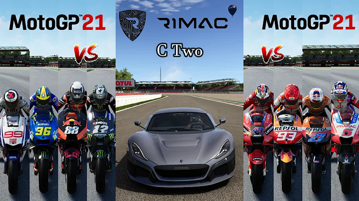 Rimac C Two Destroyed MotoGP 21 GP Bikes || Fastest Electric Hyper Car VS MotoGP Bikes || Drag 4K ||
