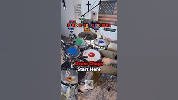 Drum Chops Made Easy for New Drummers 🥁 #drums