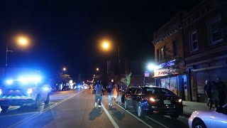 CHICAGO MOST DANGEROUS HOOD / GANG AREA AT NIGHT (WEST GARFIELD PARK)