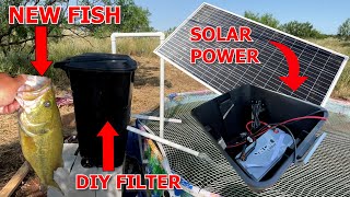 SETTING UP SOLAR POWERED POOL POND FILTER by Adam Ryan 823 views 7 months ago 19 minutes