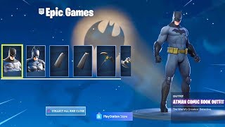 The New BATMAN Skin Bundle in Fornite..