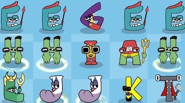 Merge Alphabet 2D Fusion Fight - Gameplay Walkthrough (Android/iOS)