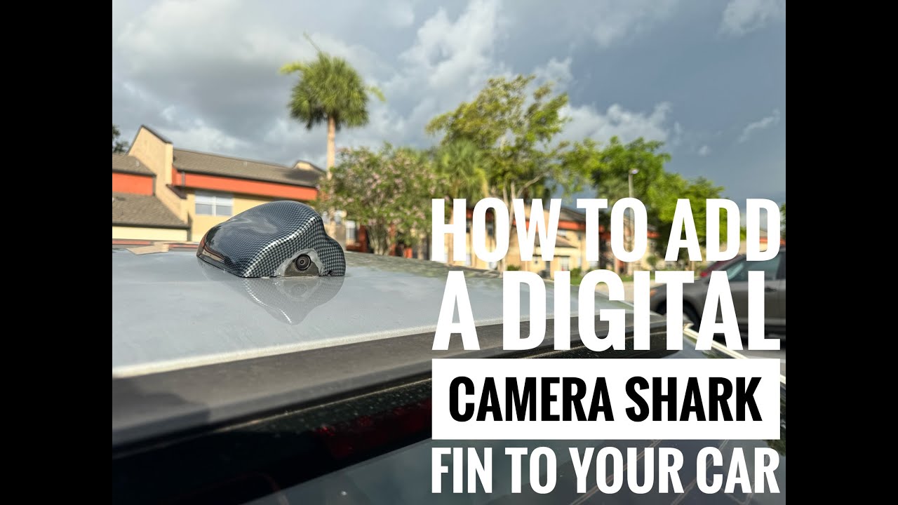 Car Fin Camera How to add a shark fin digital backup camera on your car - YouTube
