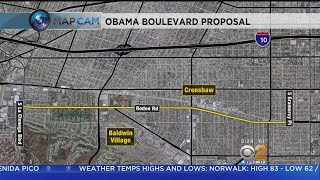 City Council To Vote On Renaming Street After Obama