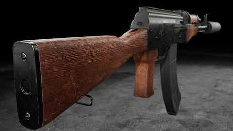 Unreal Engine 5.3.2 - AK47 Game Asset - Realistic 3D Render - Part 1