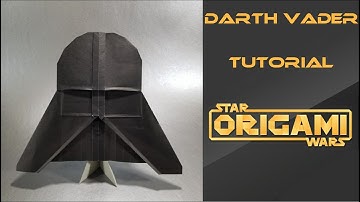 Star Wars Origami Tutorial: Darth Vader