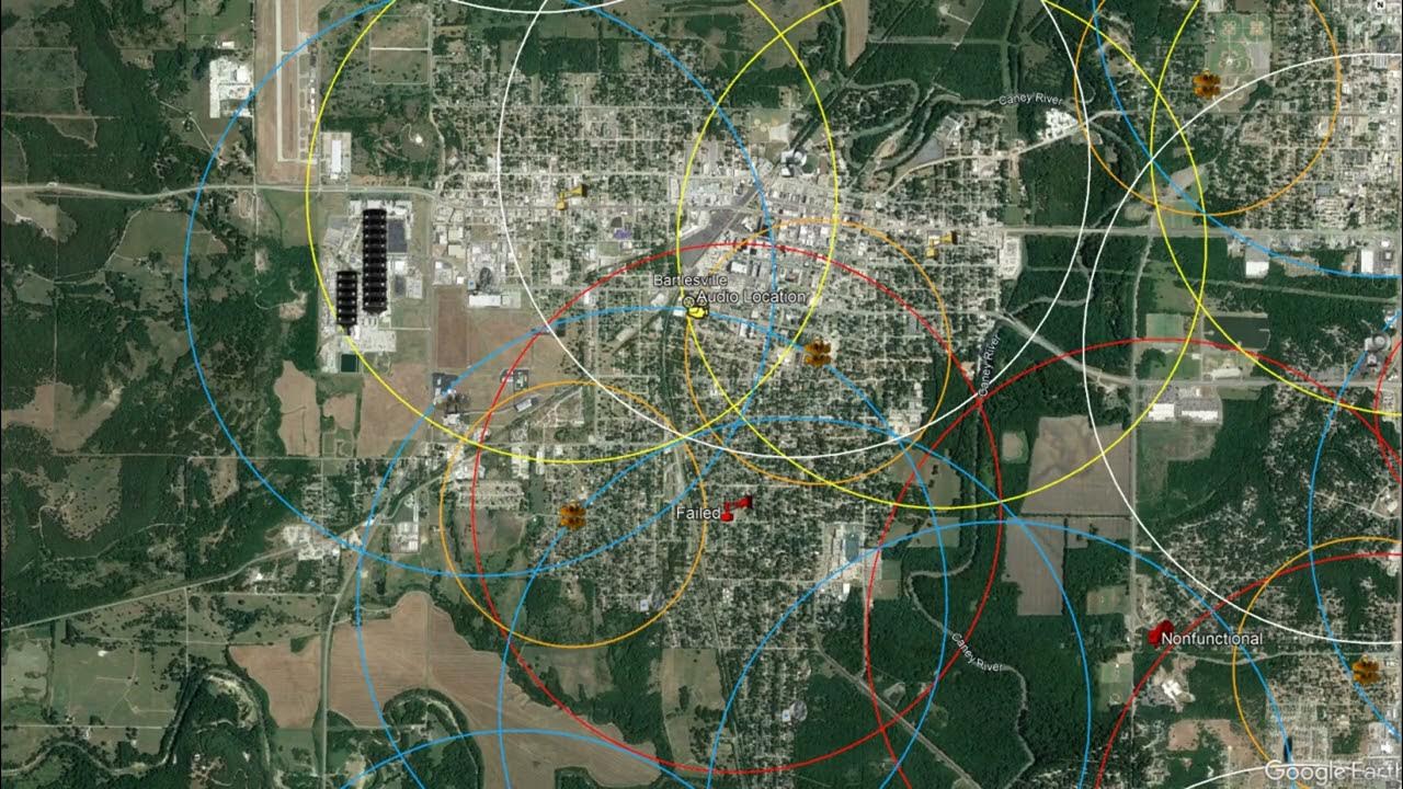 Creepy Tornado Siren Test Ambiance Bartlesville, Oklahoma 6/5/23