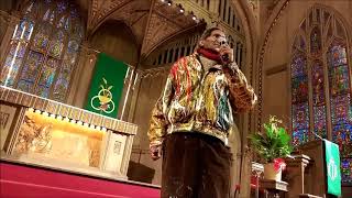 George Blakemore at GOTV Rally Chicago Temple 2/25/2019