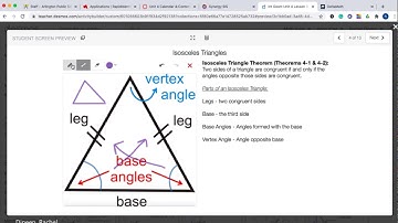 Int Geom Unit 4 Lesson 3: HL Thrm & Isosceles Triangles
