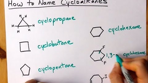 How to Name Cycloalkanes + 6 Examples