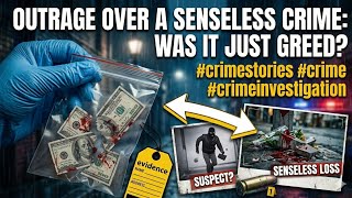 Outrage Over a Senseless Crime: Was It Just Greed?#crimestories #crime #crimeinvestigation 