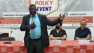 EGAP West Africa Regional Hub Policy Event Presentation in French (clip)