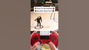 How to Quick Stop In NBA 2k21 (hand cam)⬆️