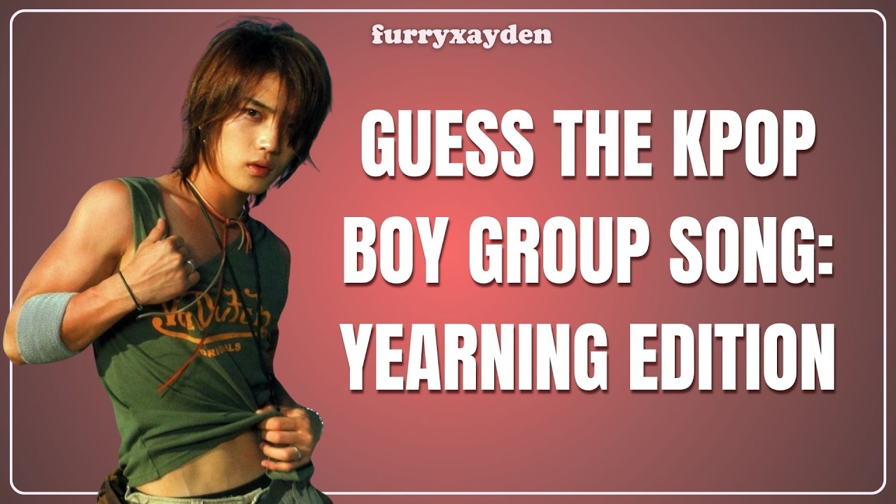 GUESS THE KPOP BOY GROUP SONG: HEARTBROKEN EDITION