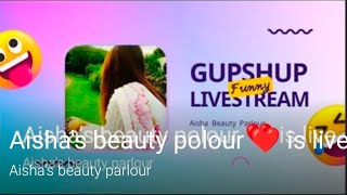 Aisha's beauty polour ❤️ is live support me plZ