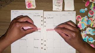 Plan With Me 2|Trying New Etsy Stickers|Using My Ocean Flowers Stickers|Finding Patterns Planning screenshot 3