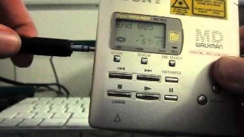 Mini Minidisc Guide 2 - How to record a MD and set the Track Marks