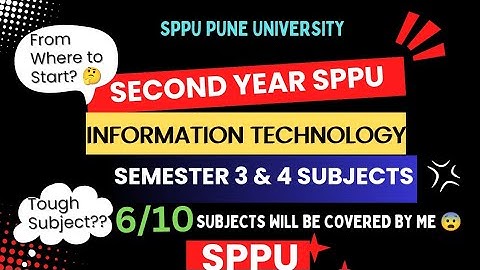SPPU Second Year (SE) IT Engineering Subjects | SPPU PATTERN | Semester 3 & 4 🔥| @HK_OFFICIAL_