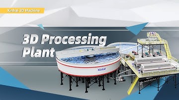 3D Whole Gold Processing Plant(Dressing/Beneficiation) Video|Xinhai, 2020