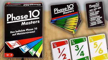 PHASE 10 MASTERS (BASIS und PLUS Kartenspiel) Spielregeln TV (Spielanleitung Deutsch) MATTEL MASTER