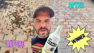 How to get Oil stains out of Driveway Pavers