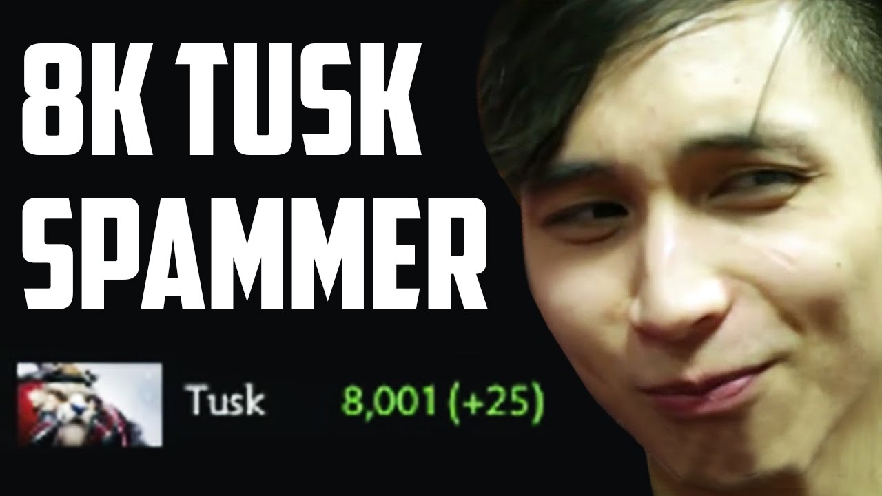 8000 MMR TUSK SPAMMER ◄ SingSing Moments Dota 2 Stream