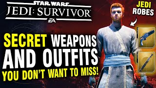 Star Wars Jedi Survivor - Secret Weapons And Outfits You Dont Want To Miss