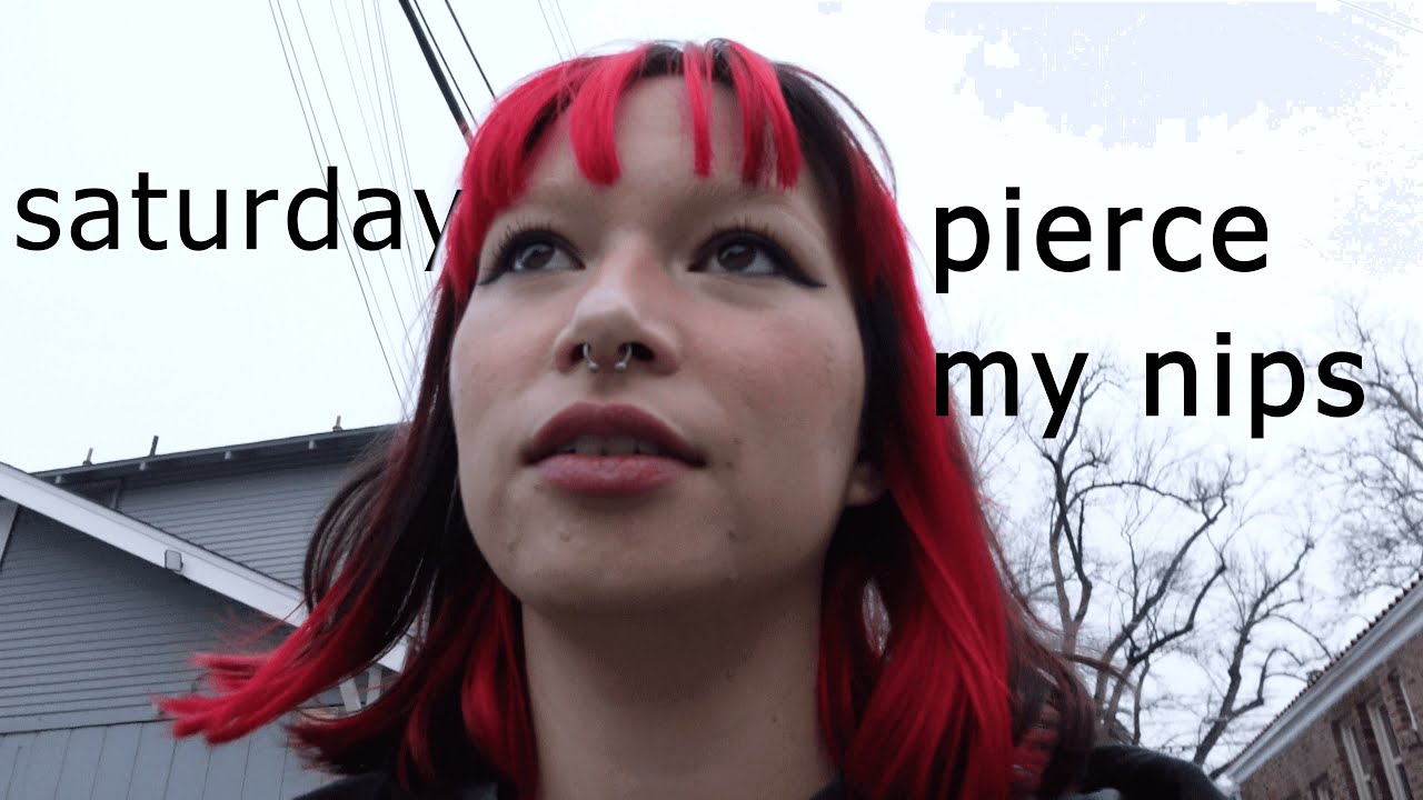 living alone diaries dye my hair & pierce my nipples with me YouTube