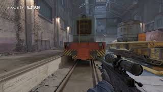 CS2 AWP 3 kills on Train